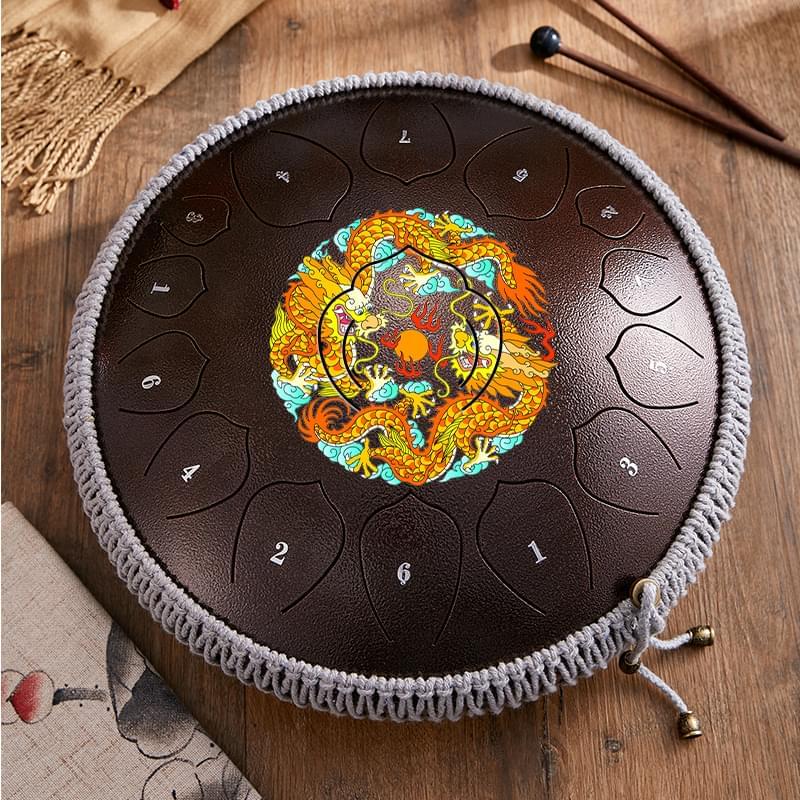 15 Tone Steel Tongue Drum