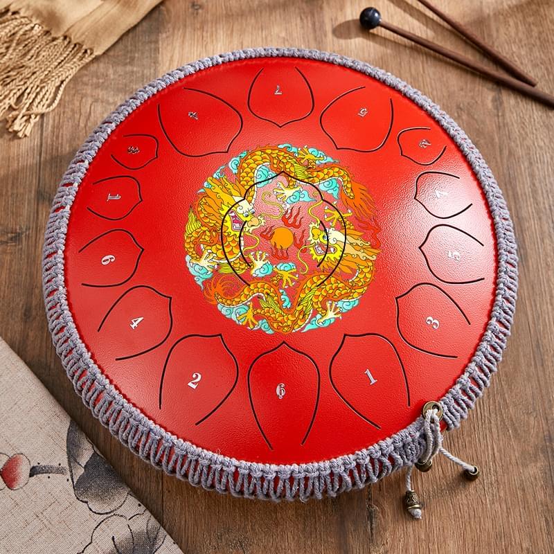 15 Tone Steel Tongue Drum