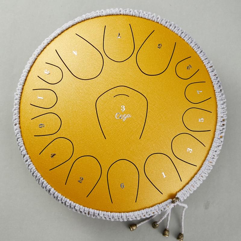 15 Tone Steel Tongue Drum