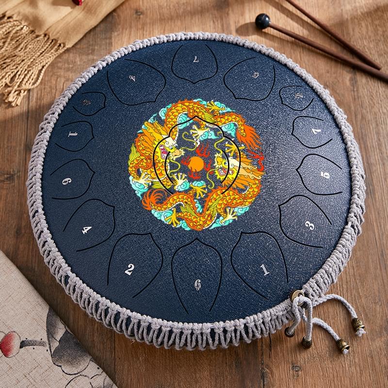 15 Tone Steel Tongue Drum