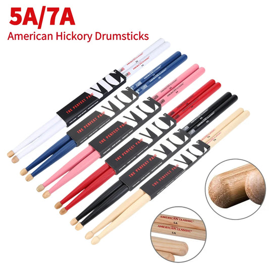 Vic Firth 5a + 7a American Hickory Drumsticks